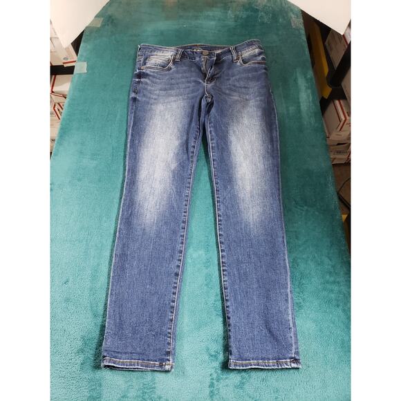 Kut From The Kloth Jeans Size 4 Petite Womens Blue Pants Denim Boyfriend - Picture 2 of 13